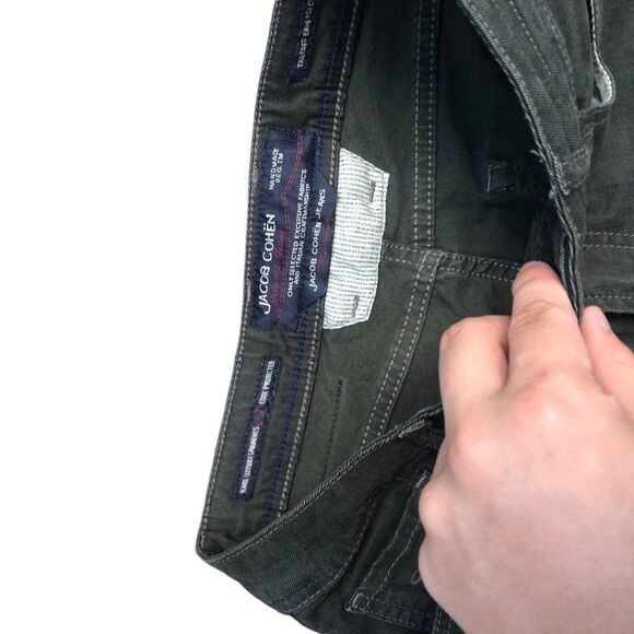 Rare Jacob Cohen Designer Jeans Size 30 Green - Picture 4 of 8